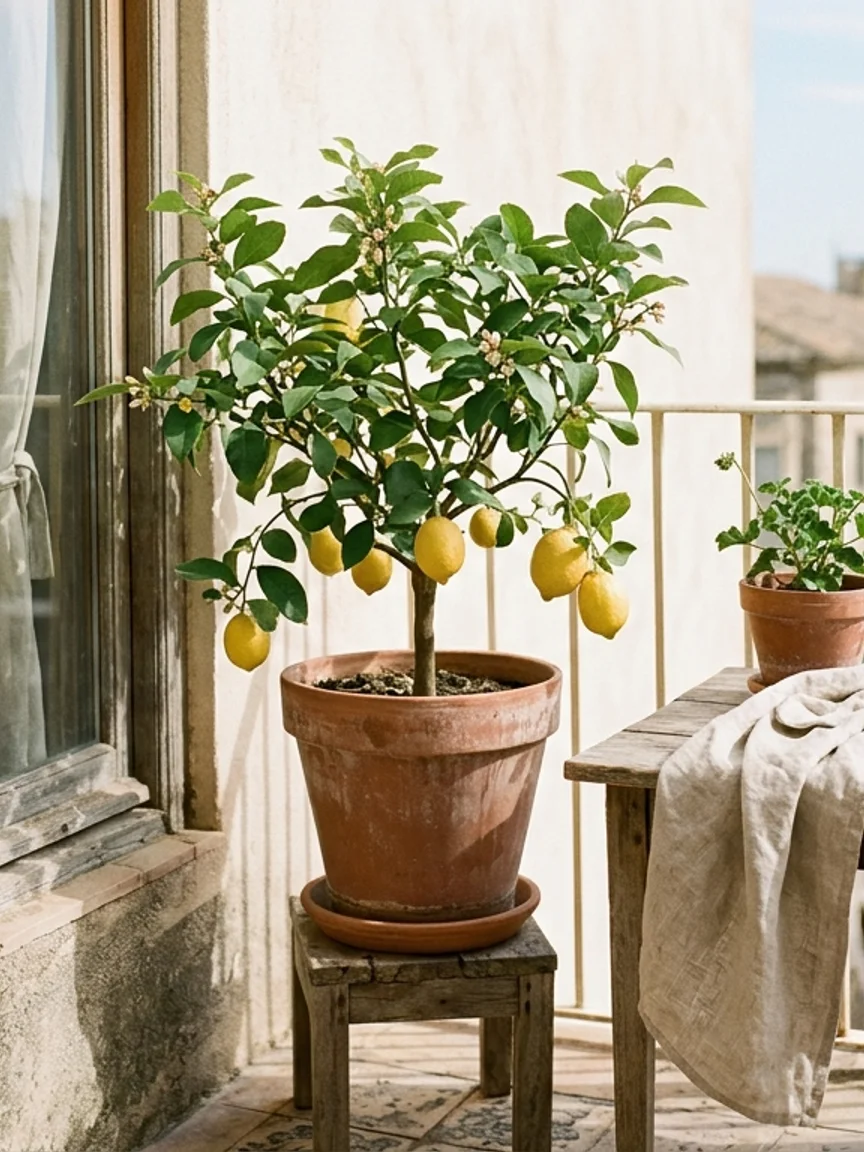 The flat with the lemon tree